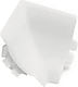 Internal Corner Joint Cover Mrk/120 Plastic White 132-1310070050