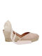 Damenplattformen im Espadrilles-Stil Rosa