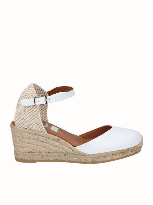Viguera 2012 Platforme Dama Tip Espadrile Albe