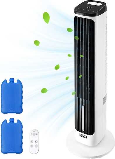 Vevor Ανεμιστήρας Πύργος 40W με Τηλεχειριστήριο Λευκός