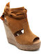 Women's Platform Shoes Brown