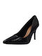 Patent Leather Pointed Toe Black Heels