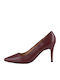 Pointed Toe Burgundy High Heels