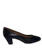 Leder Pumps Marineblau