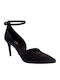 Pumps mit Riemchen Schwarz