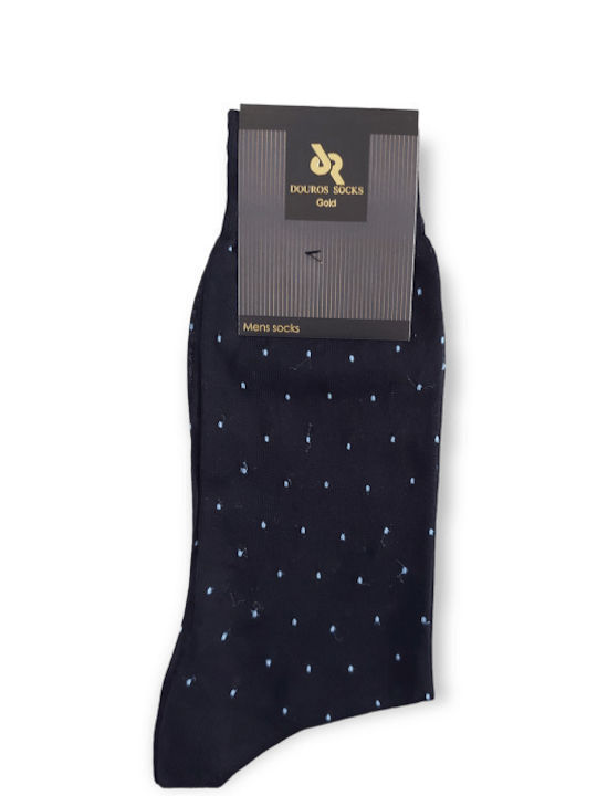 Douros Socks Douros Men's Patterned Socks Black