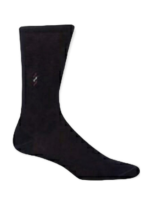 Douros Socks Douros 545 Ανδρικές Μονόχρωμες Κάλτσες Μαύρες