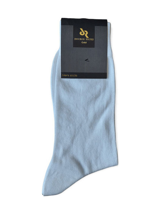 Douros Socks Herren Einfarbige Socken Weiß 1Pack