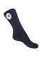 K Socks Men's Solid Color Socks Blue