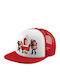 Brawl Stars Desert Καπέλο Ενηλίκων Soft Trucker Δίχτυ Red White Polyester Ενηλικων Unisex One Size