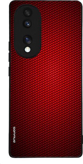 Калъф Sonique Carbon Series за Honor 70 5G Червен