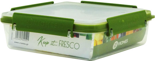 Viomes Microwave Plastic Lunch Box Green 1100ml