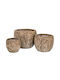 Iliadis Planter Ceramic Gray 39x39x29cm.