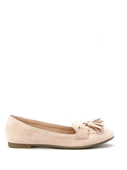 C'm Paris Women's Moccasins in Beige Color