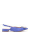 Suede Γυναικείες Μπαλαρίνες Slingback σε Μωβ Χρώμα