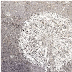 Decoupage Napkin Dandelion Grey 1 Pc