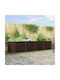 vidaXL Pot Metallic Brown 400x80x81cm.