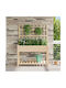 vidaXL Pot Wooden 115x59x152cm.