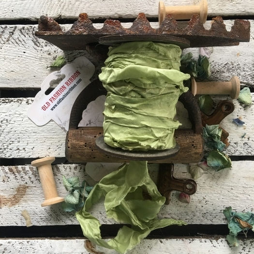 Κορδέλα Old Vintage Light Olive 1,2m