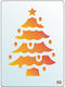 Stencil 3D 15x20cm Christmas Tree Pentacollection