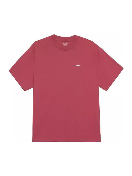 Obey Tricou Mineral Red