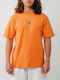 Sharks Are Vegan T-shirt Tangerine