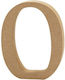 MDF-Buchstabe O, 13 cm, Dicke 2 cm