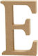 MDF-Buchstabe 13cm Dicke 2cm E