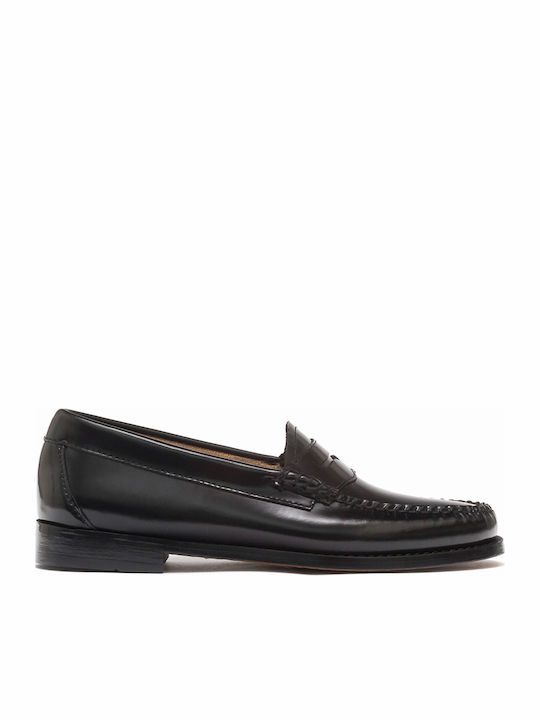 G.H. Bass & Co Leder Damen Mokassins in Schwarz Farbe