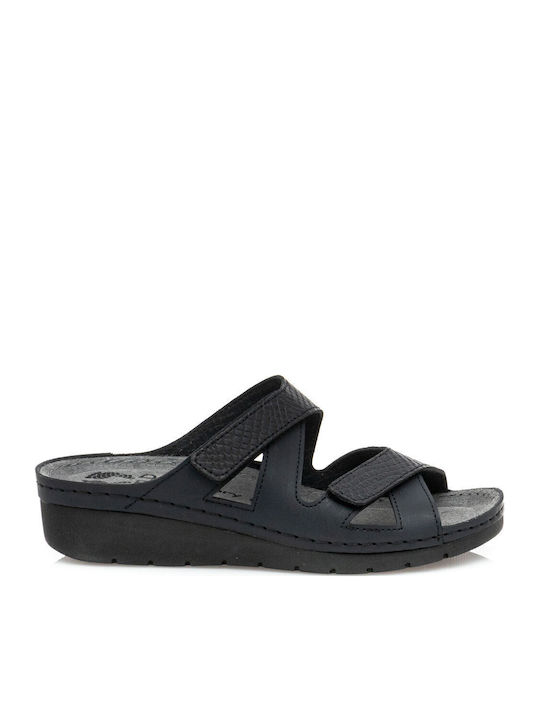 Women's Flat Sandals Anatomic in Black Color