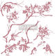 Re-design Forest Aviary Stamp 30.5x30.5cm