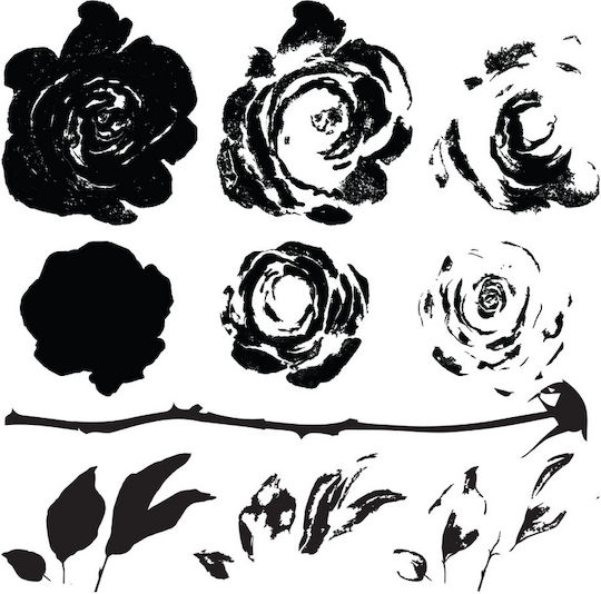 Re-design Stamp Mystic Rose 30.5x30.5cm