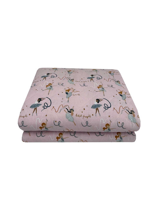 Astron Italy Pătură Pentru Copii Single Balerine Roz 160x250 cm