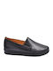 Δερμάτινα Γυναικεία Loafers σε Μαύρο Χρώμα