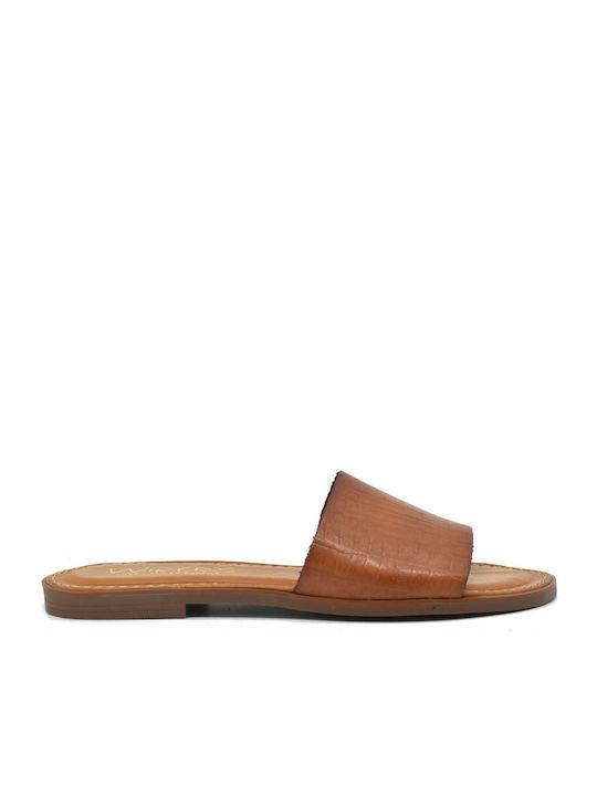 Sandale Casual Damă Din Piele Tabac