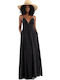 Summer Maxi Evening Dress Black