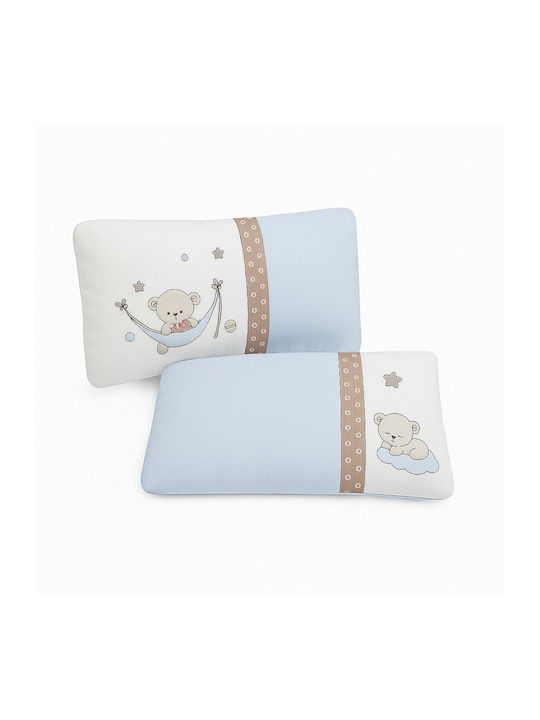 Beboulino Set de față de pernă pentru copii din bumbac 100% 28x43cm Colorate