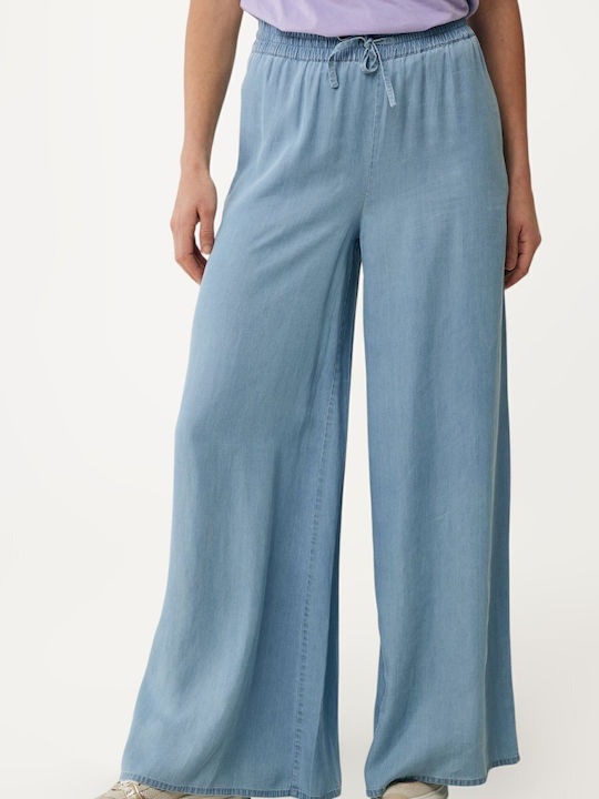 Women's Fabric Trousers Blue