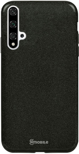 Silicone Glitter Case Huawei Nova 5t Gekko Smartshine Color Black