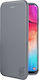 Samsung S9 Case G960 Book Style Magnetic Closure Gekko Elegance Silver