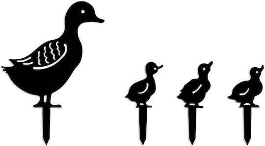 Aberto Design Decorative Garden Metal 4pcs 565TNL1401