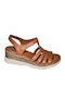 Anatomic Women's Leather Platform Shoes Tabac Brown