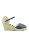 Women's Platform Espadrilles Black