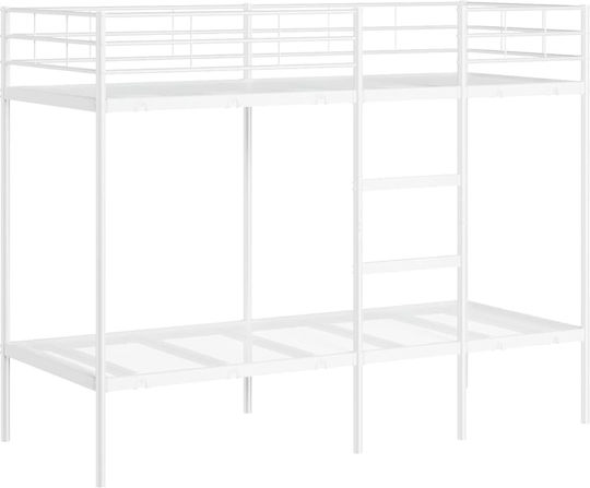 Kinderbett Koje Einzeln Weiß für Matratze 80x200cm