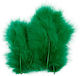 Green Feathers 15pcs