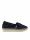 Women's Fabric Espadrilles Navy Blue