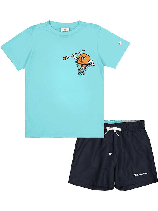 Champion Kinderbekleidungsset mit Shorts Blau 2 Stück