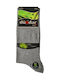 Herrensocken Hochgewebt Baumwolle Bambusdesign Grau
