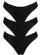 Women's Slip 3Pack Black