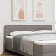 vidaXL Klappbar Bett Kopfteil aus Stoff in Braun Farbe 80x7x78cm